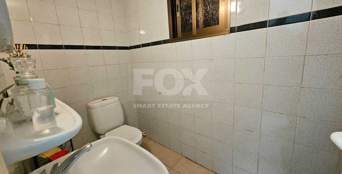 Partially Renovated-Three Bedroom Furnished Semi Detached House For Rent in Agios Spyridonas