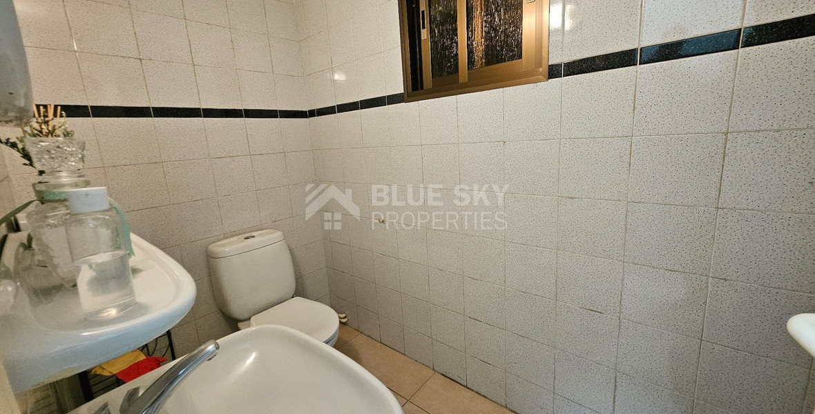 Partially Renovated-Three Bedroom Furnished Semi Detached House For Rent in Agios Spyridonas