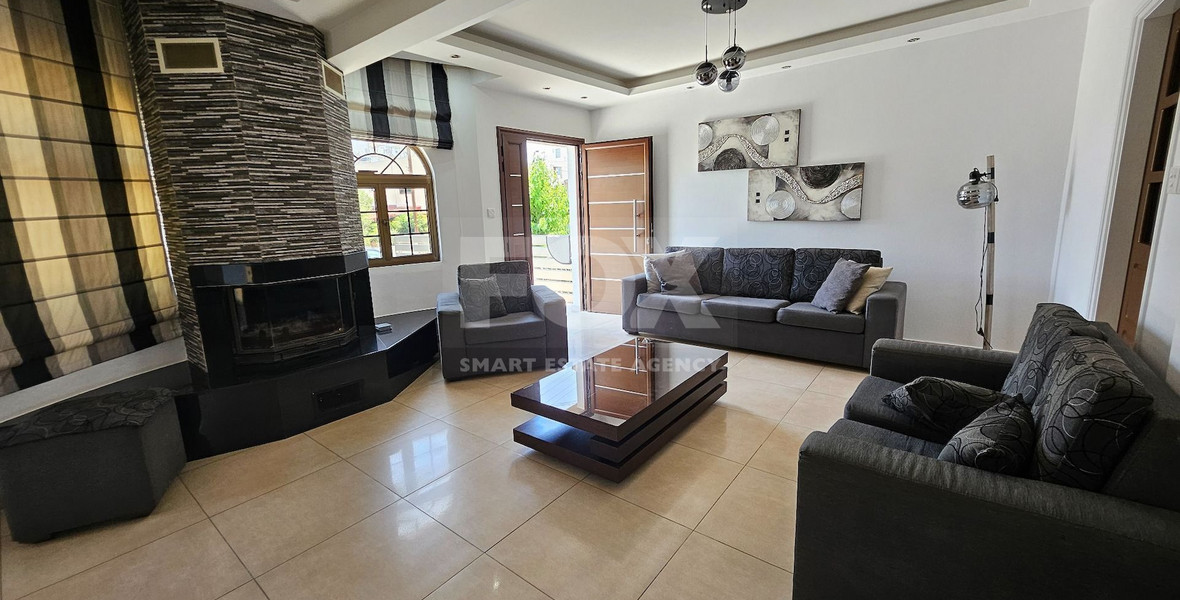 Partially Renovated-Three Bedroom Furnished Semi Detached House For Rent in Agios Spyridonas