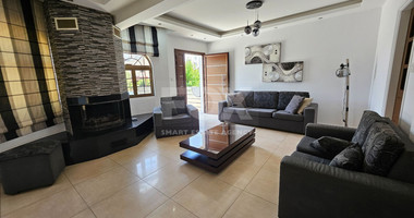 Partially Renovated-Three Bedroom Furnished Semi Detached House For Rent in Agios Spyridonas