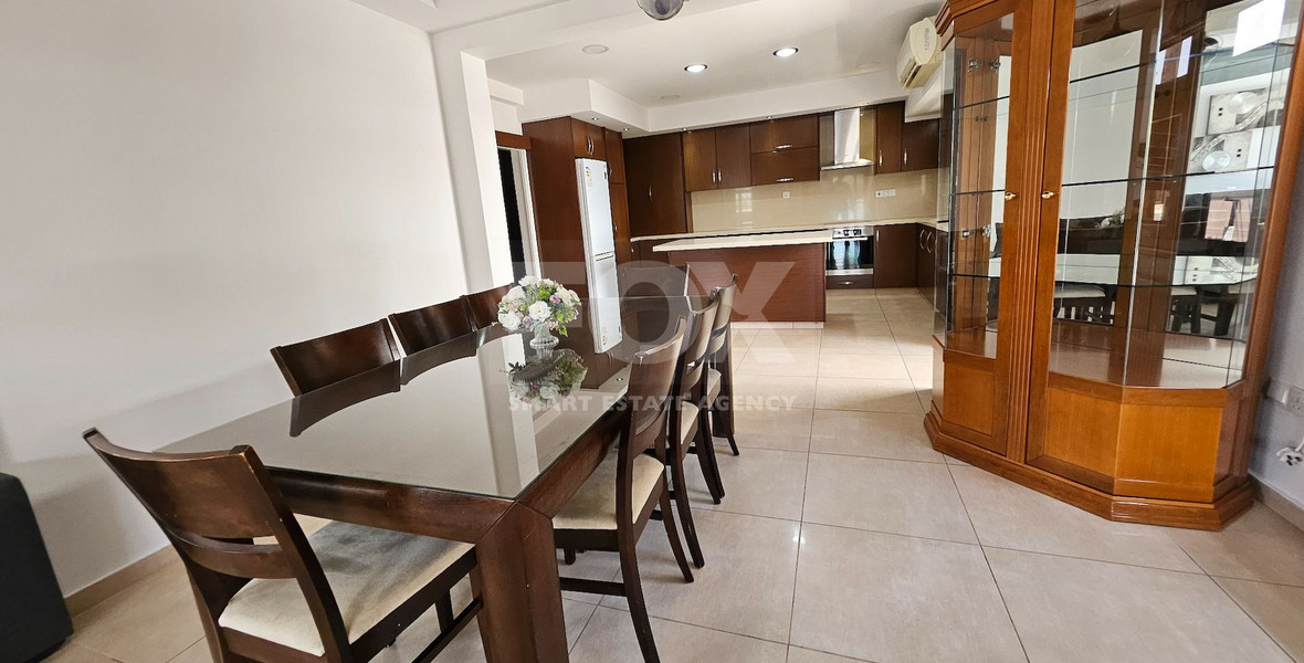 Partially Renovated-Three Bedroom Furnished Semi Detached House For Rent in Agios Spyridonas