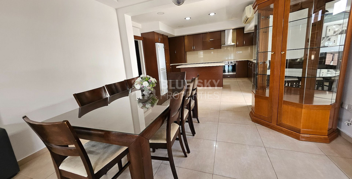 Partially Renovated-Three Bedroom Furnished Semi Detached House For Rent in Agios Spyridonas