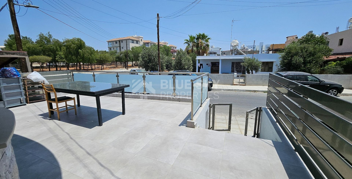 Partially Renovated-Three Bedroom Furnished Semi Detached House For Rent in Agios Spyridonas