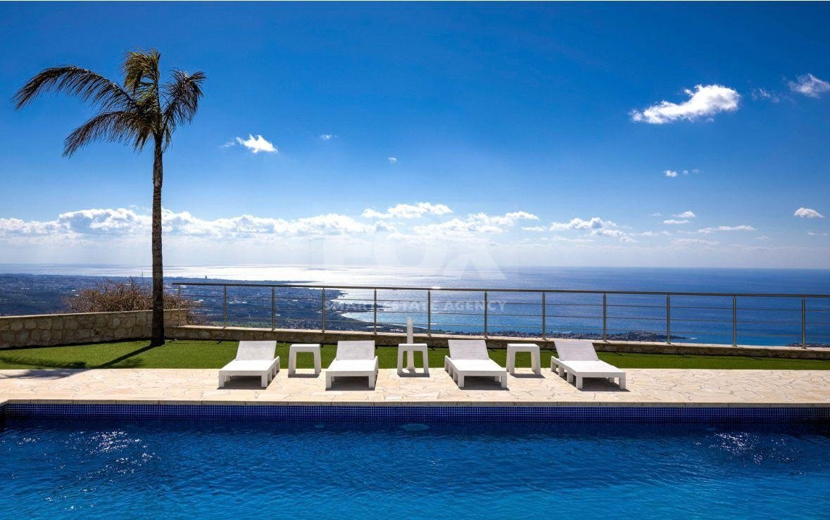 For sale : Breathtaking four-Bedroom Mansion with Panoramic Sea Views | Pegeia, Paphos