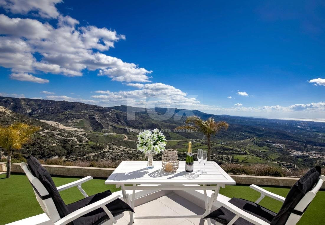 For sale : Breathtaking four-Bedroom Mansion with Panoramic Sea Views | Pegeia, Paphos