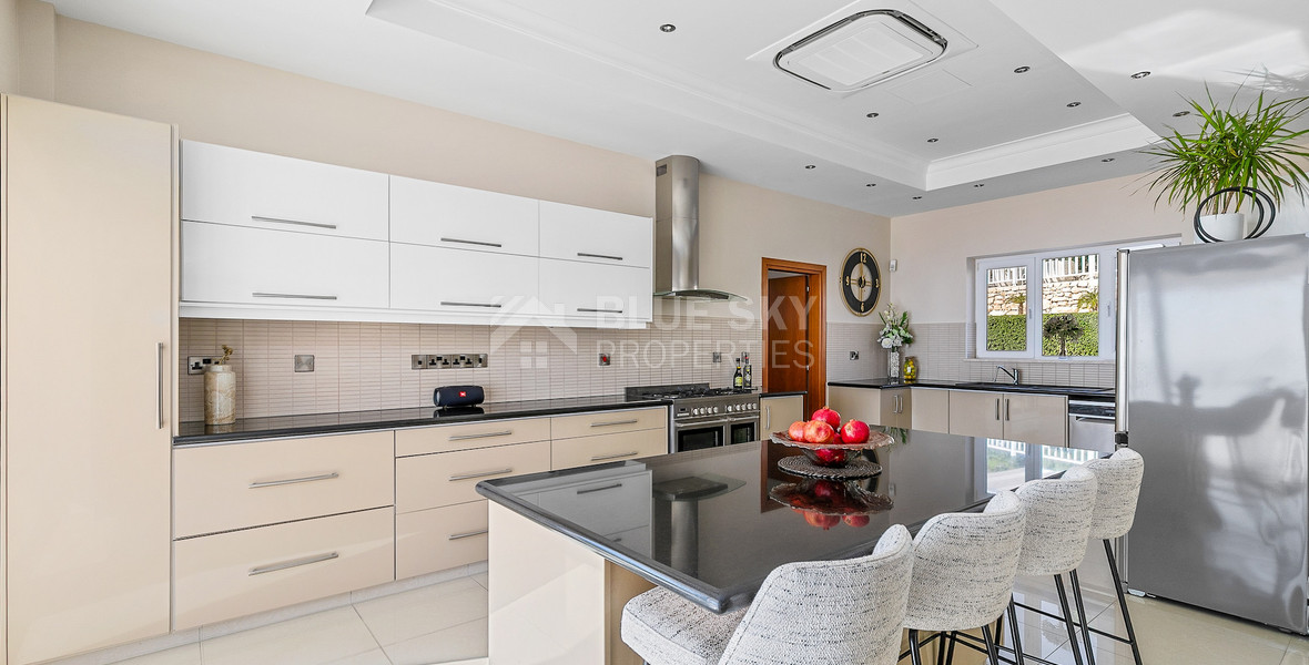 For sale : Breathtaking four-Bedroom Mansion with Panoramic Sea Views | Pegeia, Paphos