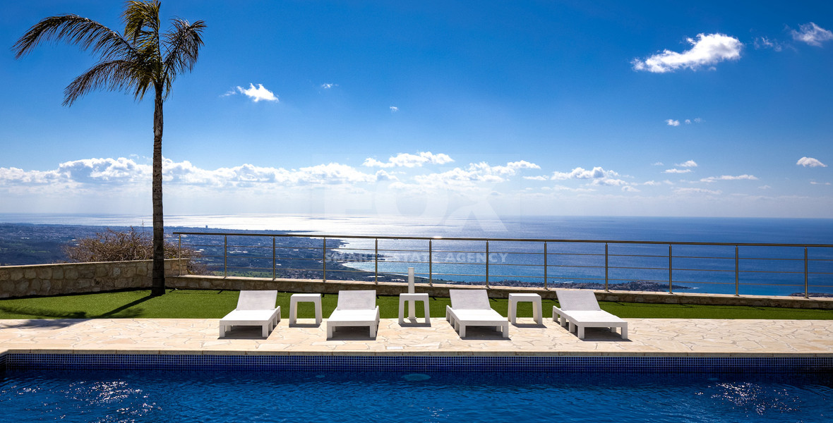 For sale : Breathtaking four-Bedroom Mansion with Panoramic Sea Views | Pegeia, Paphos