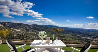 For sale : Breathtaking four-Bedroom Mansion with Panoramic Sea Views | Pegeia, Paphos
