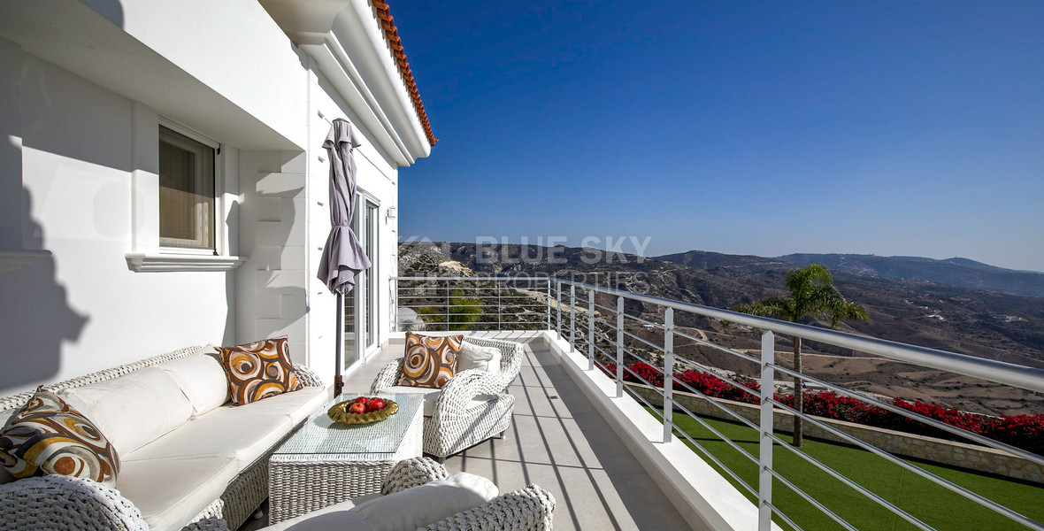 For sale : Breathtaking four-Bedroom Mansion with Panoramic Sea Views | Pegeia, Paphos