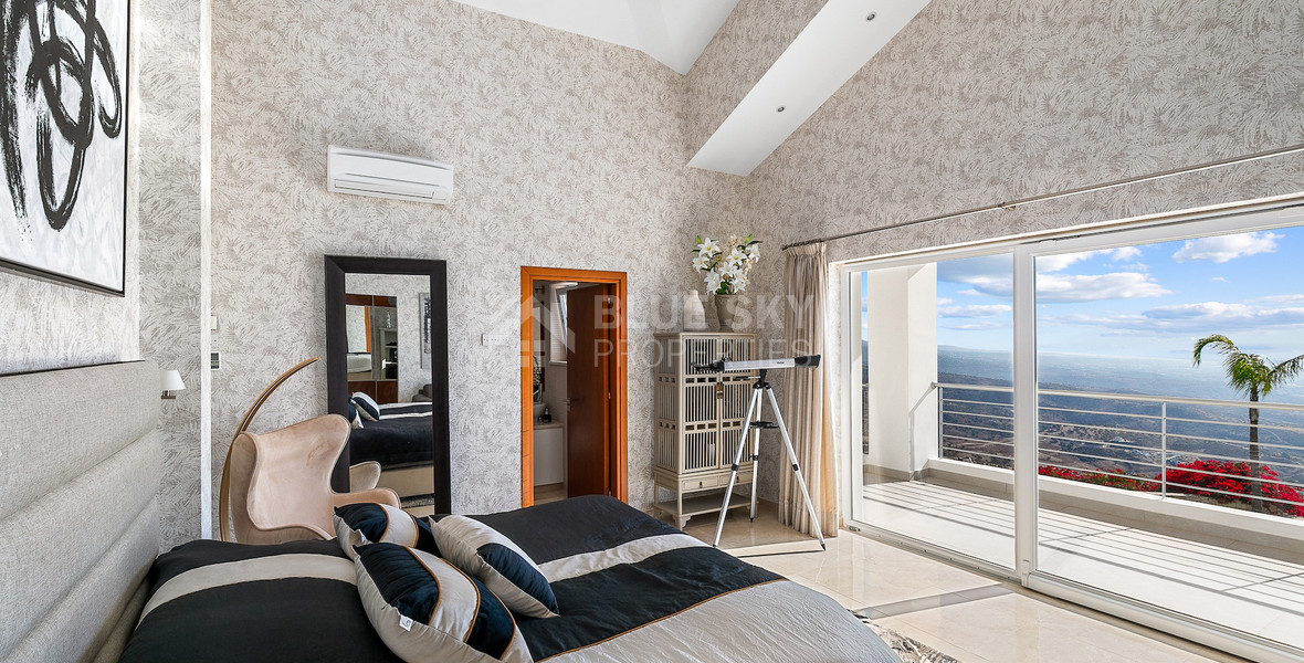 For sale : Breathtaking four-Bedroom Mansion with Panoramic Sea Views | Pegeia, Paphos