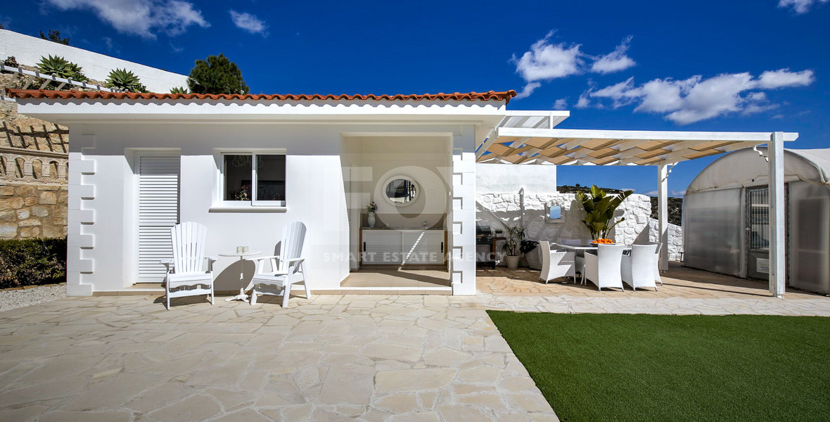 For sale : Breathtaking four-Bedroom Mansion with Panoramic Sea Views | Pegeia, Paphos