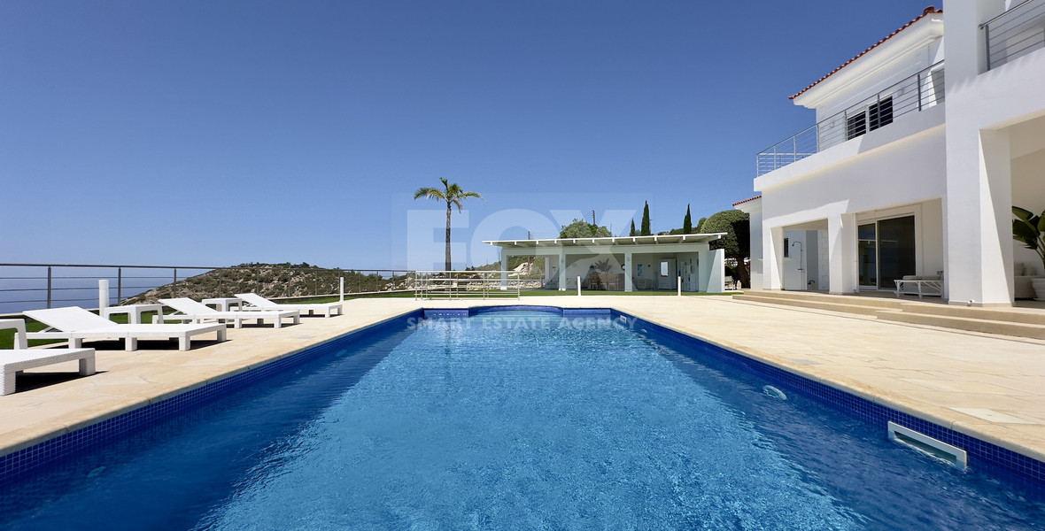 For sale : Breathtaking four-Bedroom Mansion with Panoramic Sea Views | Pegeia, Paphos