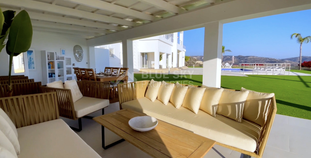 For sale : Breathtaking four-Bedroom Mansion with Panoramic Sea Views | Pegeia, Paphos