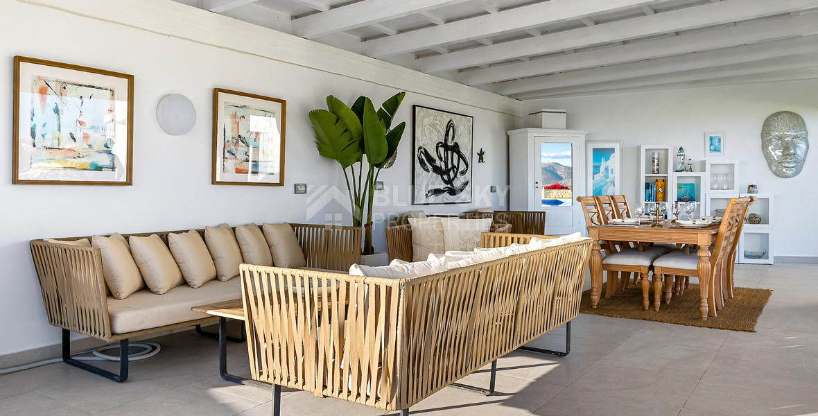 For sale : Breathtaking four-Bedroom Mansion with Panoramic Sea Views | Pegeia, Paphos