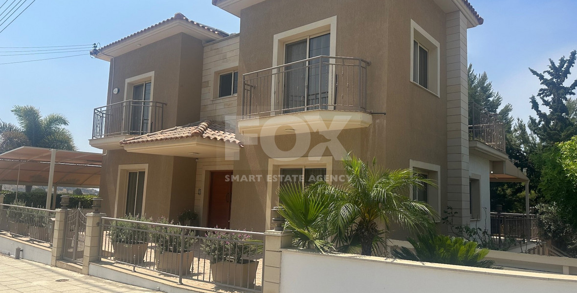 RENT: FURNISHED VILLA 5 BEDROOMS WITH SEPARATE GUEST HOUSE AND SEPARATE MAIDS QUARTER IN AGIOS TYCHONAS WITH SWIMMING POOL