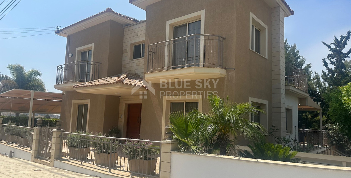 FOR RENT FURNISHED FIVE BEDROOM VILLA  WITH SWIMMING POOL IN AGIOS TYCHONAS - SEPARATE GUEST HOUSE AND SEPARATE MAIDS QUARTER