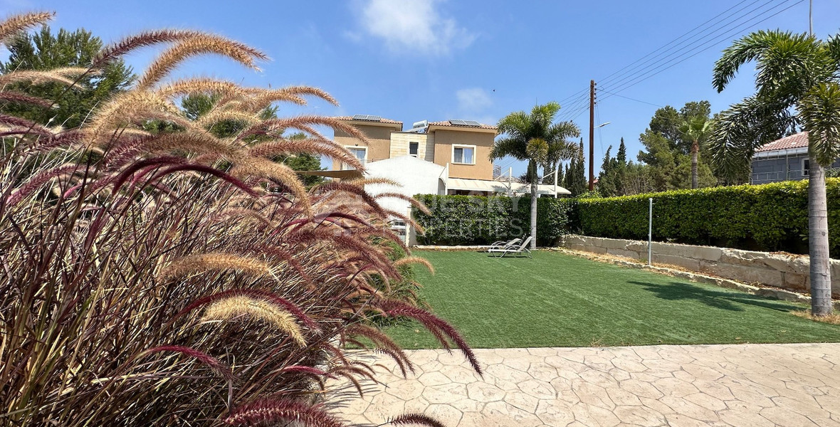 FOR RENT FURNISHED FIVE BEDROOM VILLA  WITH SWIMMING POOL IN AGIOS TYCHONAS - SEPARATE GUEST HOUSE AND SEPARATE MAIDS QUARTER