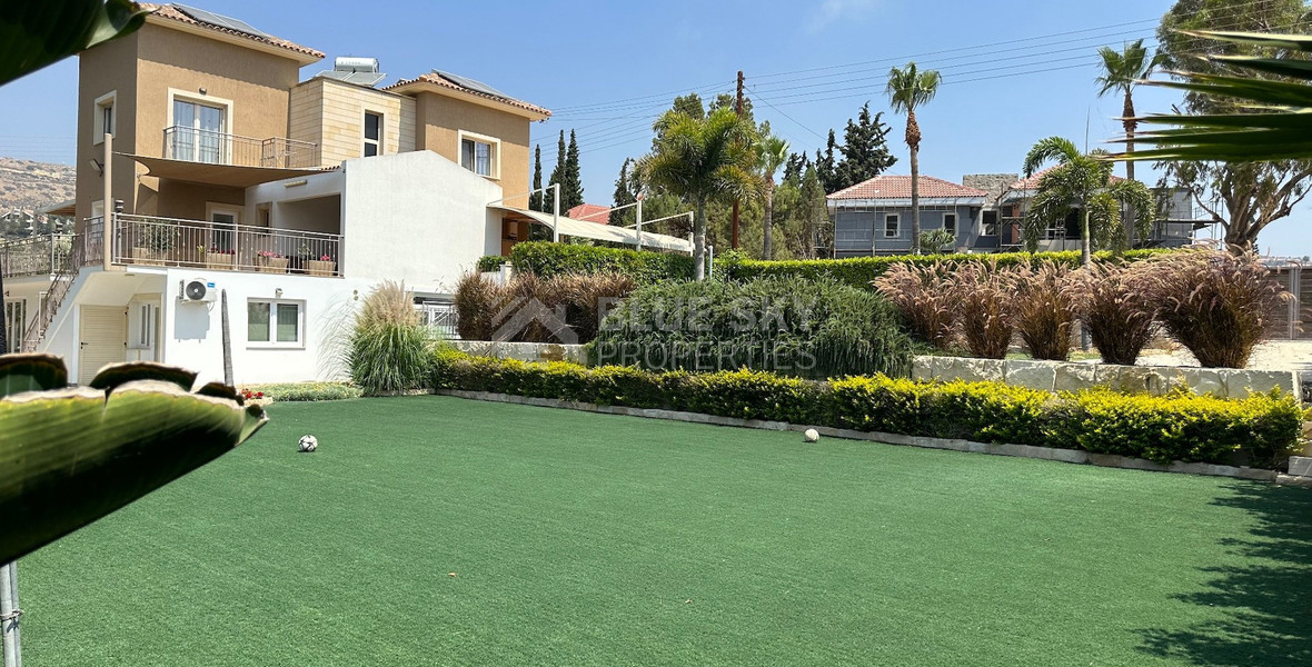 FOR RENT FURNISHED FIVE BEDROOM VILLA  WITH SWIMMING POOL IN AGIOS TYCHONAS - SEPARATE GUEST HOUSE AND SEPARATE MAIDS QUARTER