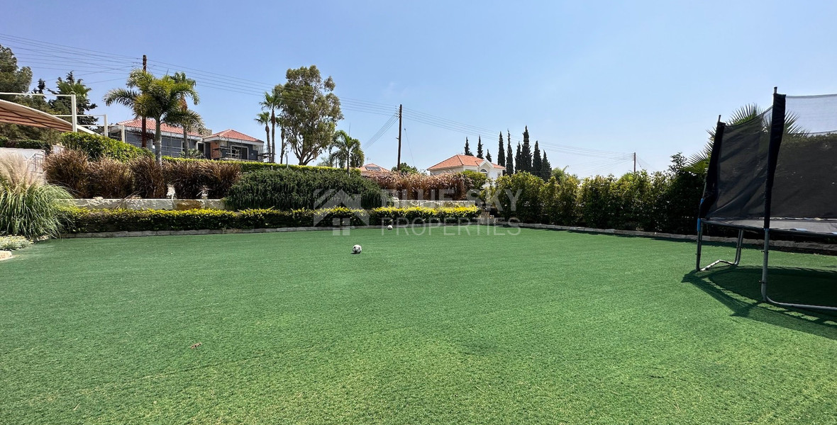 FOR RENT FURNISHED FIVE BEDROOM VILLA  WITH SWIMMING POOL IN AGIOS TYCHONAS - SEPARATE GUEST HOUSE AND SEPARATE MAIDS QUARTER