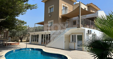 RENT: FURNISHED VILLA 5 BEDROOMS WITH SEPARATE GUEST HOUSE AND SEPARATE MAIDS QUARTER IN AGIOS TYCHONAS WITH SWIMMING POOL