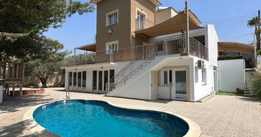 FOR RENT FURNISHED FIVE BEDROOM VILLA  WITH SWIMMING POOL IN AGIOS TYCHONAS - SEPARATE GUEST HOUSE AND SEPARATE MAIDS QUARTER