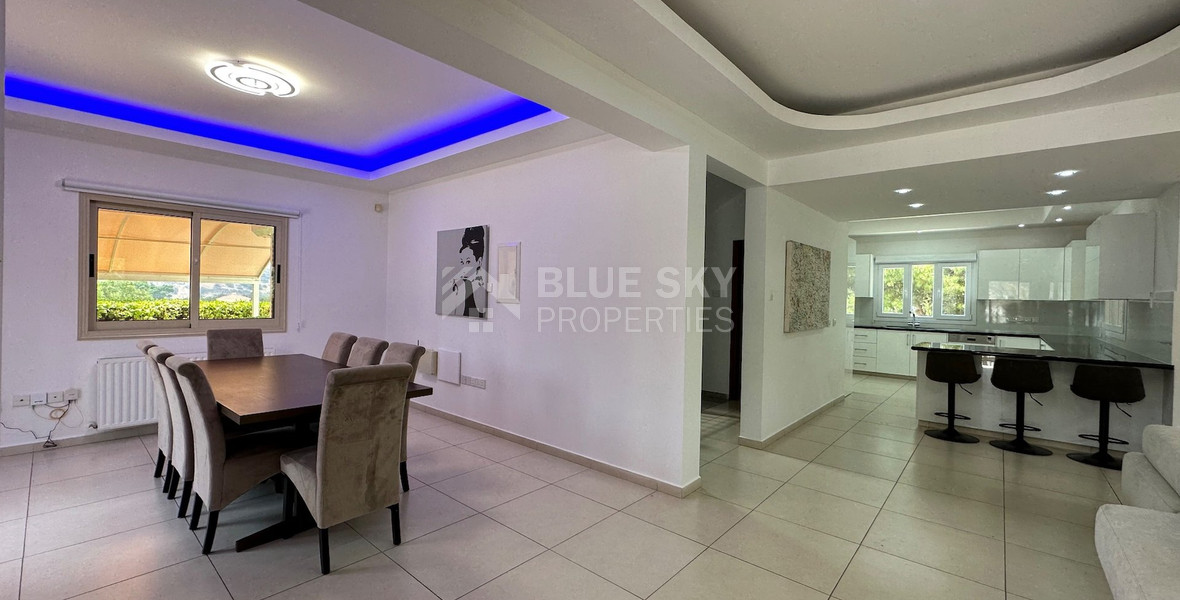 FOR RENT FURNISHED FIVE BEDROOM VILLA  WITH SWIMMING POOL IN AGIOS TYCHONAS - SEPARATE GUEST HOUSE AND SEPARATE MAIDS QUARTER