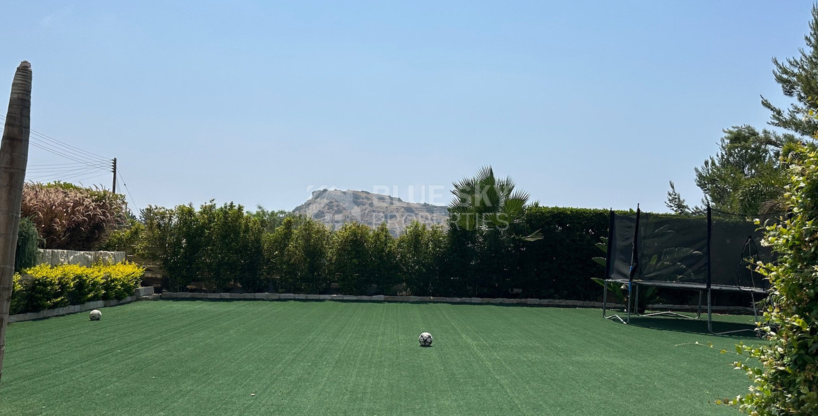 FOR RENT FURNISHED FIVE BEDROOM VILLA  WITH SWIMMING POOL IN AGIOS TYCHONAS - SEPARATE GUEST HOUSE AND SEPARATE MAIDS QUARTER