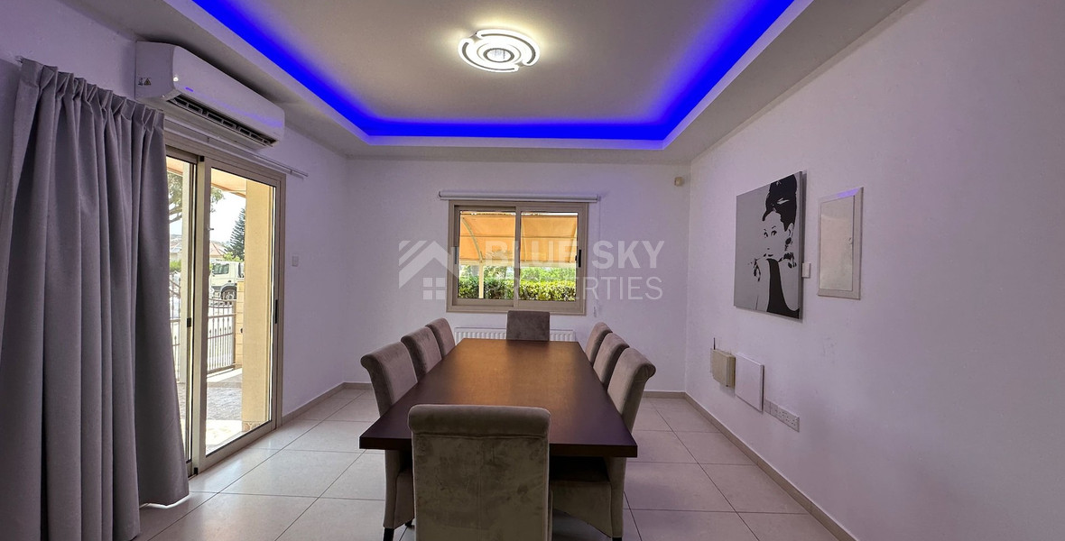 FOR RENT FURNISHED FIVE BEDROOM VILLA  WITH SWIMMING POOL IN AGIOS TYCHONAS - SEPARATE GUEST HOUSE AND SEPARATE MAIDS QUARTER