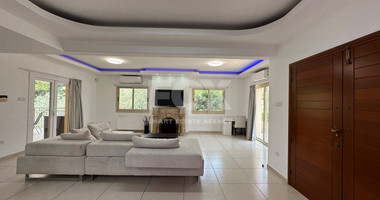 RENT: FURNISHED VILLA 5 BEDROOMS WITH SEPARATE GUEST HOUSE AND SEPARATE MAIDS QUARTER IN AGIOS TYCHONAS WITH SWIMMING POOL