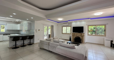 FOR RENT FURNISHED FIVE BEDROOM VILLA  WITH SWIMMING POOL IN AGIOS TYCHONAS - SEPARATE GUEST HOUSE AND SEPARATE MAIDS QUARTER