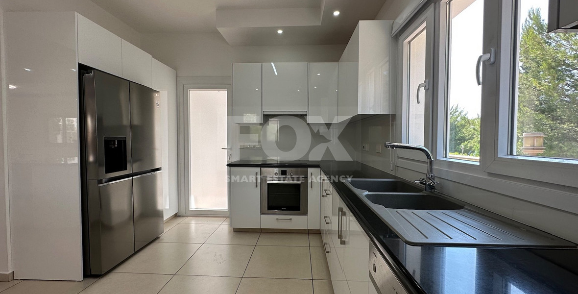 RENT: FURNISHED VILLA 5 BEDROOMS WITH SEPARATE GUEST HOUSE AND SEPARATE MAIDS QUARTER IN AGIOS TYCHONAS WITH SWIMMING POOL