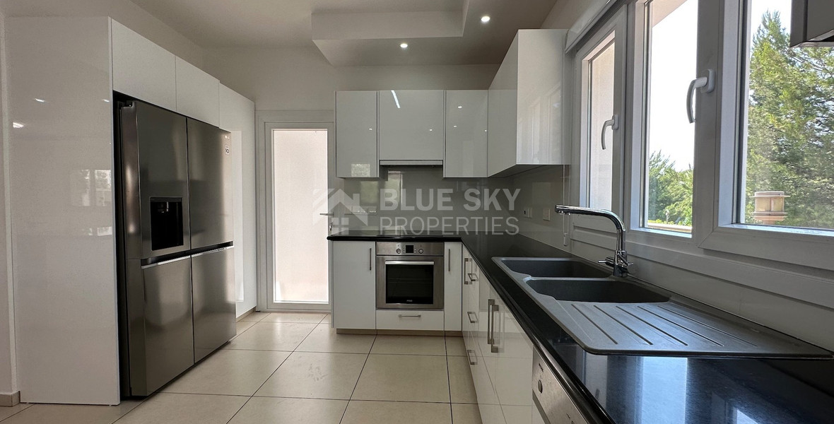 FOR RENT FURNISHED FIVE BEDROOM VILLA  WITH SWIMMING POOL IN AGIOS TYCHONAS - SEPARATE GUEST HOUSE AND SEPARATE MAIDS QUARTER