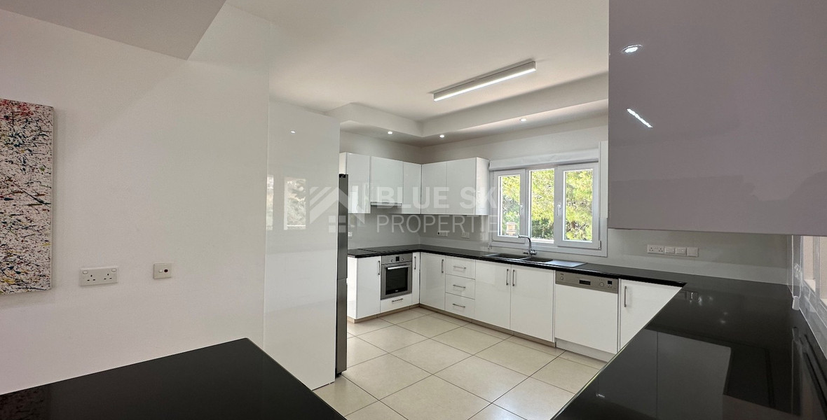 FOR RENT FURNISHED FIVE BEDROOM VILLA  WITH SWIMMING POOL IN AGIOS TYCHONAS - SEPARATE GUEST HOUSE AND SEPARATE MAIDS QUARTER