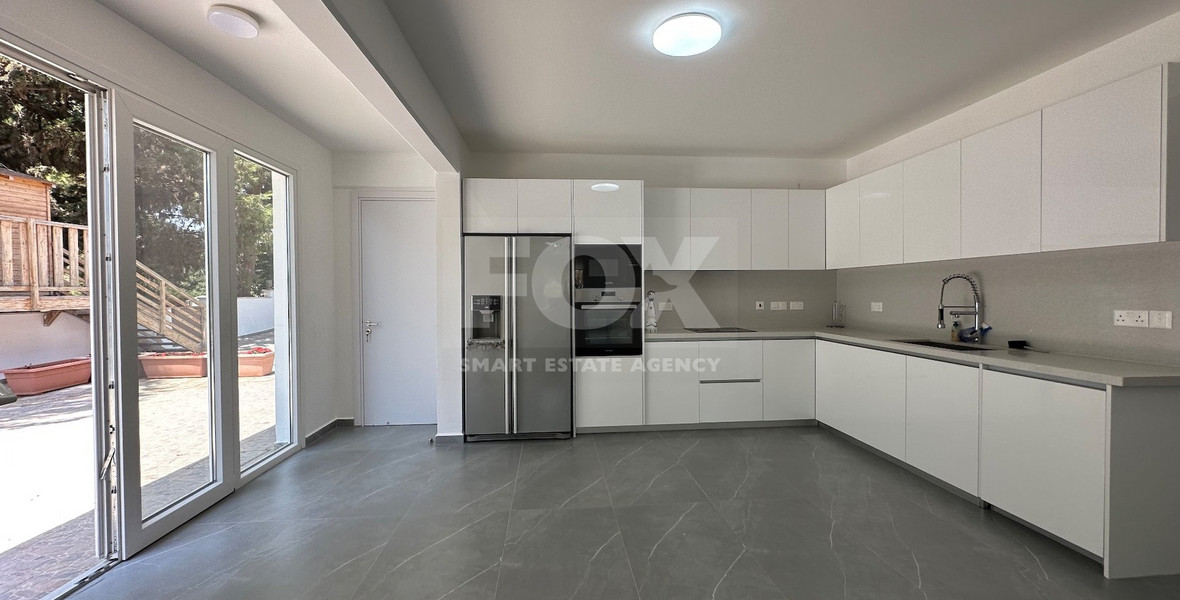 RENT: FURNISHED VILLA 5 BEDROOMS WITH SEPARATE GUEST HOUSE AND SEPARATE MAIDS QUARTER IN AGIOS TYCHONAS WITH SWIMMING POOL