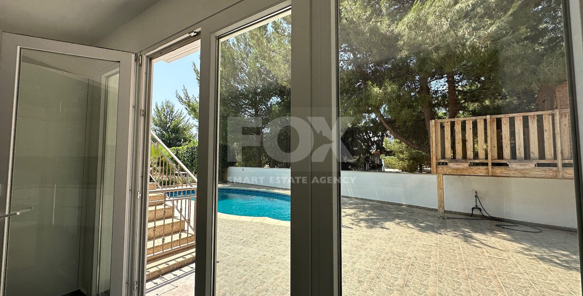 RENT: FURNISHED VILLA 5 BEDROOMS WITH SEPARATE GUEST HOUSE AND SEPARATE MAIDS QUARTER IN AGIOS TYCHONAS WITH SWIMMING POOL