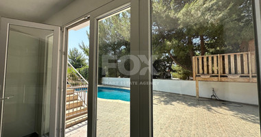 RENT: FURNISHED VILLA 5 BEDROOMS WITH SEPARATE GUEST HOUSE AND SEPARATE MAIDS QUARTER IN AGIOS TYCHONAS WITH SWIMMING POOL
