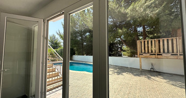 FOR RENT FURNISHED FIVE BEDROOM VILLA  WITH SWIMMING POOL IN AGIOS TYCHONAS - SEPARATE GUEST HOUSE AND SEPARATE MAIDS QUARTER