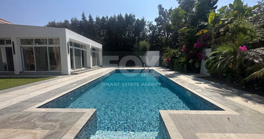RENT: LUXURY 5 BEDROOM UNFURNISHED VILLA IN THE POTAMOS GERMASOGIA AREA WITH OUTSTANDING GARDENS AND SWIMMING POOL.