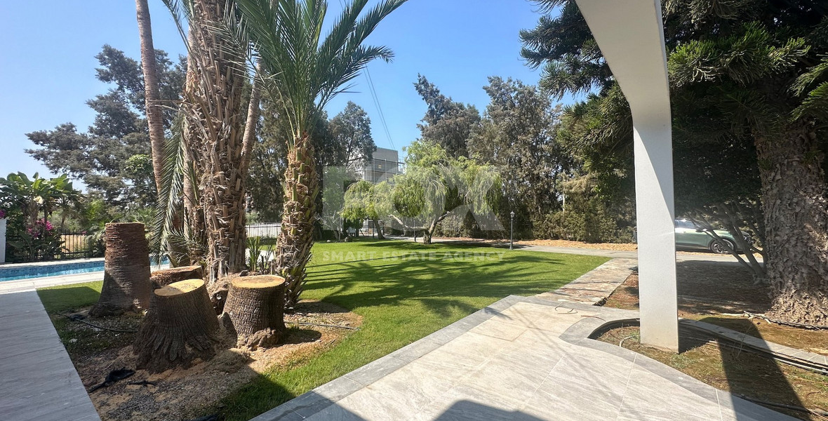 RENT: LUXURY 5 BEDROOM UNFURNISHED VILLA IN THE POTAMOS GERMASOGIA AREA WITH OUTSTANDING GARDENS AND SWIMMING POOL.