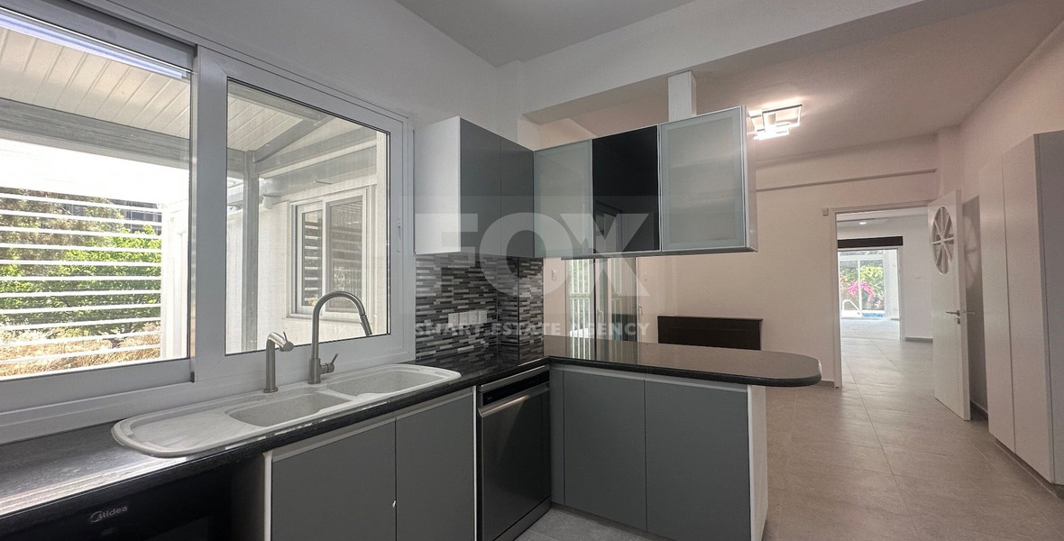 RENT: LUXURY 5 BEDROOM UNFURNISHED VILLA IN THE POTAMOS GERMASOGIA AREA WITH OUTSTANDING GARDENS AND SWIMMING POOL.