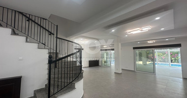 RENT: LUXURY 5 BEDROOM UNFURNISHED VILLA IN THE POTAMOS GERMASOGIA AREA WITH OUTSTANDING GARDENS AND SWIMMING POOL.