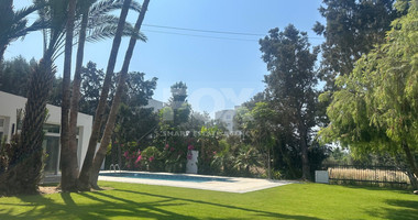 RENT: LUXURY 5 BEDROOM UNFURNISHED VILLA IN THE POTAMOS GERMASOGIA AREA WITH OUTSTANDING GARDENS AND SWIMMING POOL.