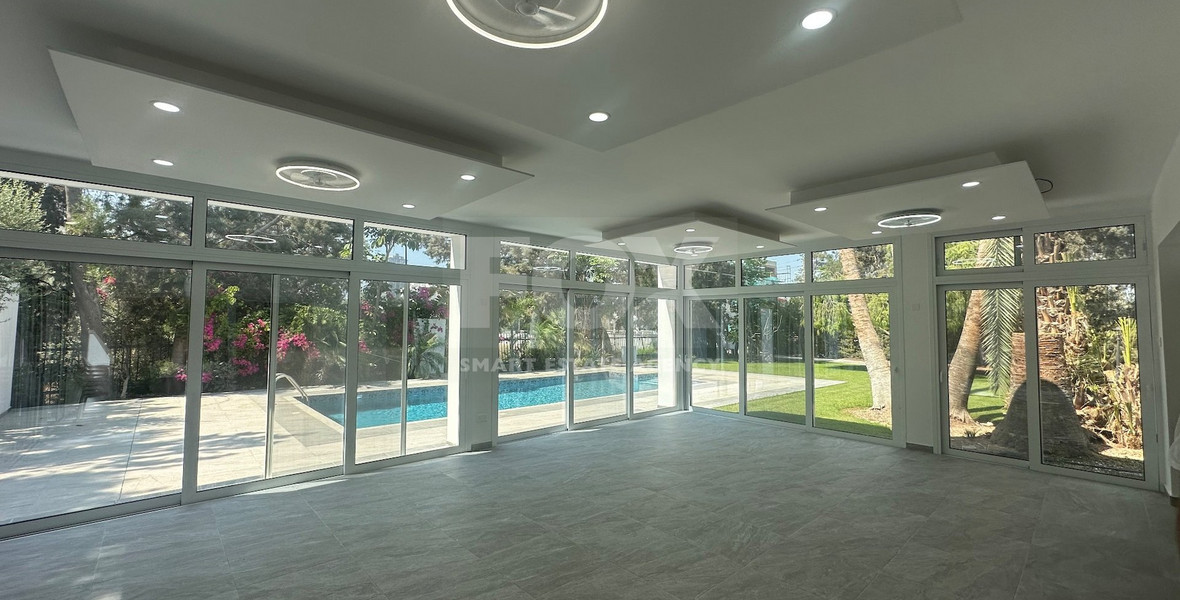 RENT: LUXURY 5 BEDROOM UNFURNISHED VILLA IN THE POTAMOS GERMASOGIA AREA WITH OUTSTANDING GARDENS AND SWIMMING POOL.