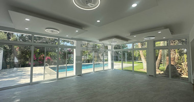 RENT: LUXURY 5 BEDROOM UNFURNISHED VILLA IN THE POTAMOS GERMASOGIA AREA WITH OUTSTANDING GARDENS AND SWIMMING POOL.