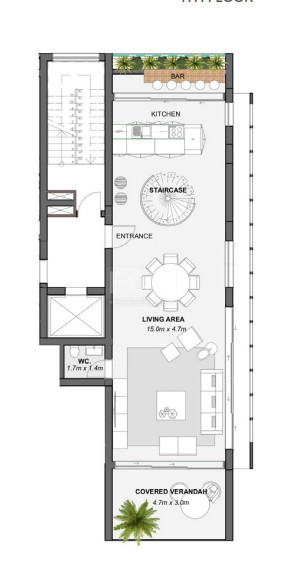 Exclusive Modern Triplex 3 Bed Penthouse For Sale In Germasogeia Limassol Cyprus