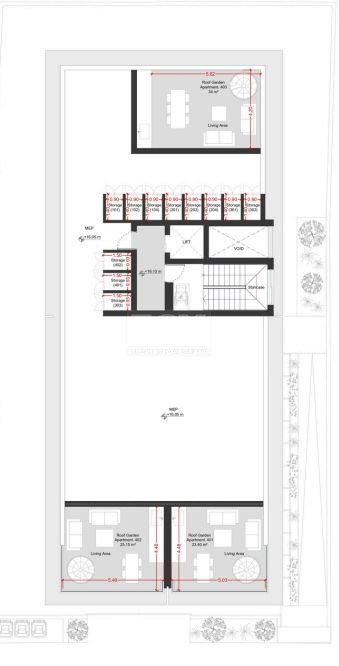 Top Floor three bedroom apartment with roof garden for sale in Agia Zoni, Limassol