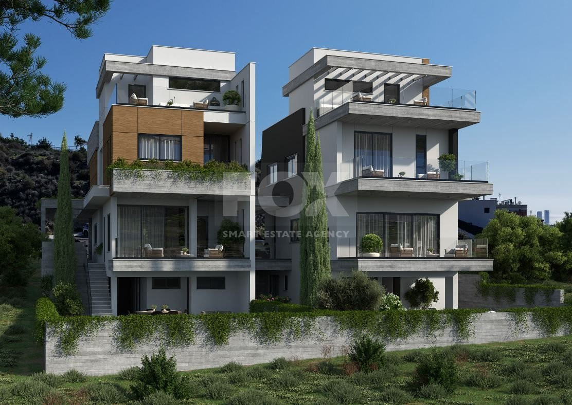 Contemporary Three Bedroom plus maid room Detached Villa with Swimming Pool and Roof Garden for sale in Ayios Athanasios, Limassol