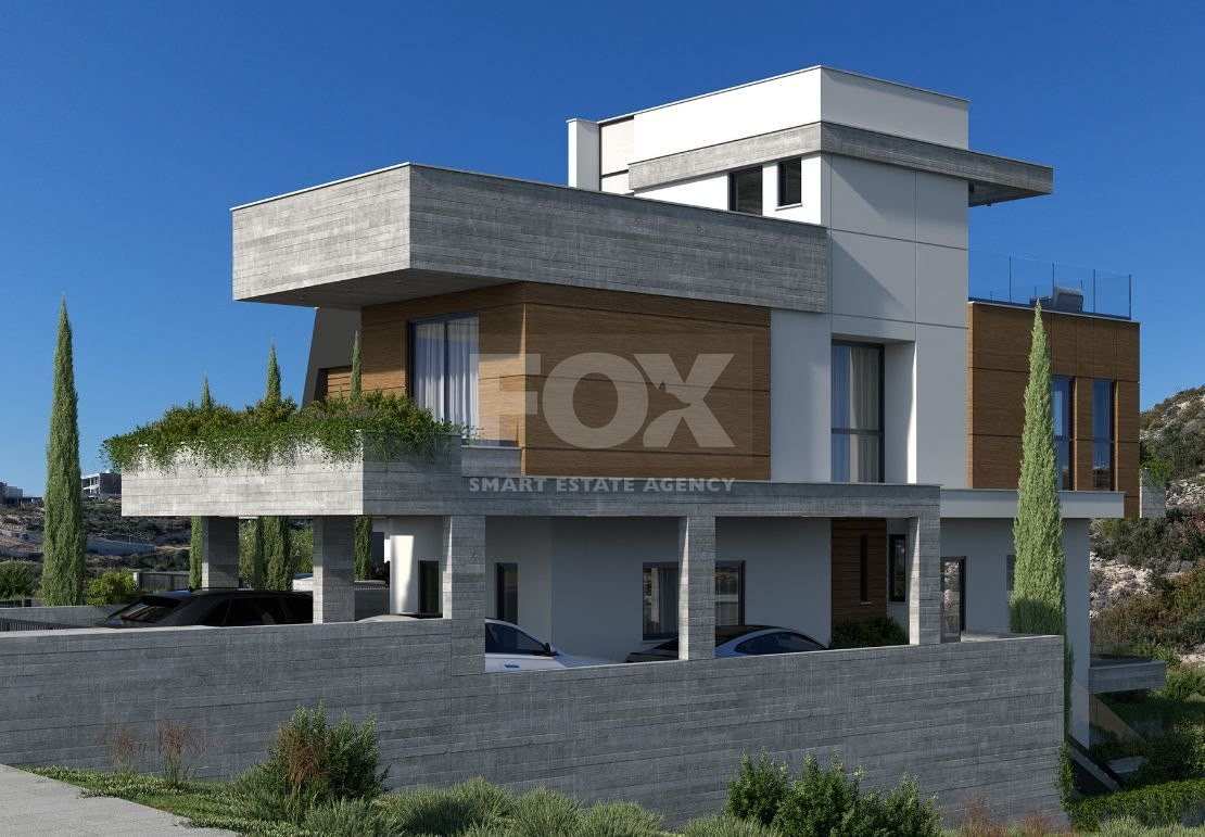 Contemporary Three Bedroom plus maid room Detached Villa with Swimming Pool and Roof Garden for sale in Ayios Athanasios, Limassol
