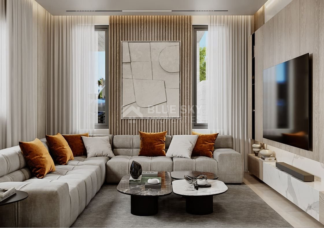 Contemporary Three Bedroom plus maid room Detached Villa with Swimming Pool and Roof Garden for sale in Ayios Athanasios, Limassol