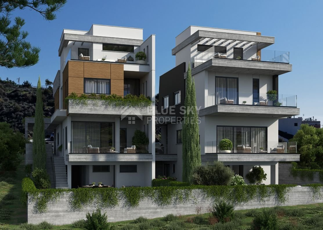 Contemporary Three Bedroom plus maid room Detached Villa with Swimming Pool and Roof Garden for sale in Ayios Athanasios, Limassol
